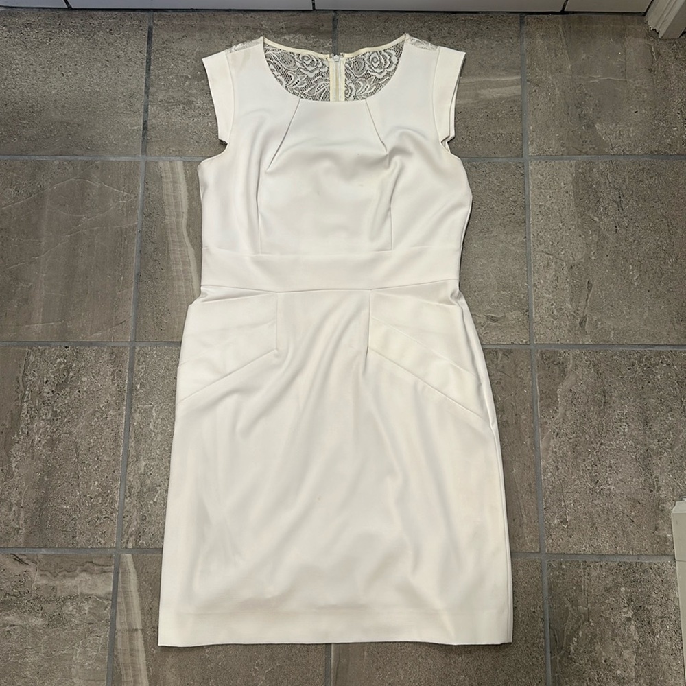 White Gianni Bini Midi Dress